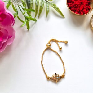 Golden Chain Rakhi