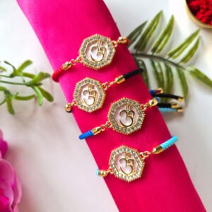 Om Pull Bracelet Rakhi