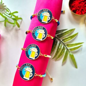 Chill Bro Pull Bracelet Rakhi