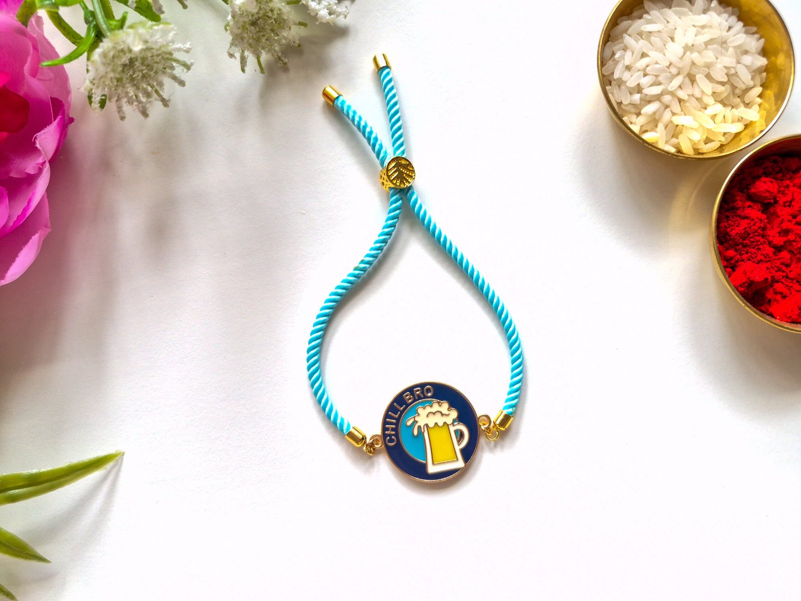 Chill Bro Pull Bracelet Rakhi - Image 3