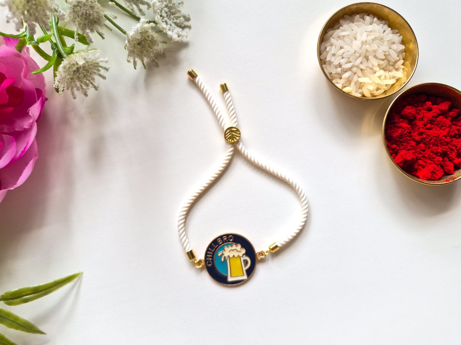 Chill Bro Pull Bracelet Rakhi - Image 2