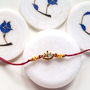 Golden Pearl Rakhi